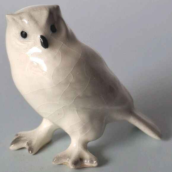 Hagen Renaker Animal Miniature Figurine Snow Owl Vintage Retired - Picture 6 of 8